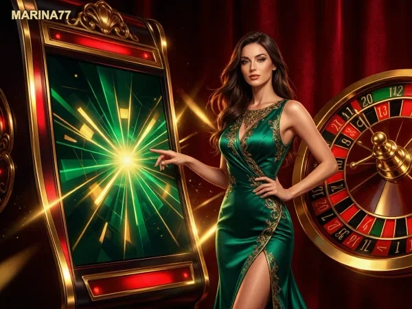 Promo roulette dan mesin slot bernuansa hijau