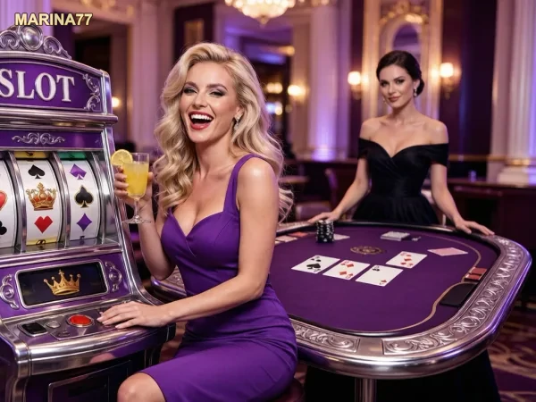 Promo permainan slot ungu di meja kasino