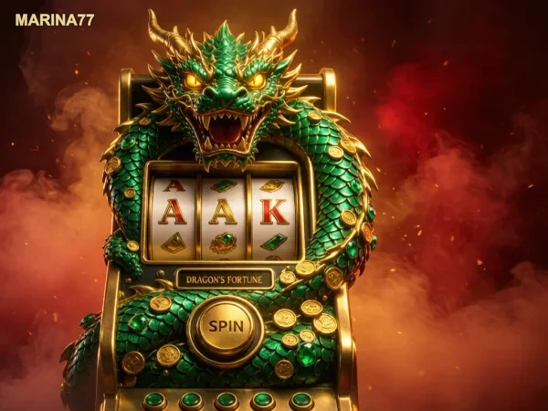Mesin slot populer bertema naga emas