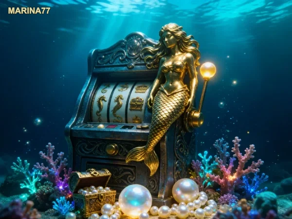Mesin slot bertema laut dengan putri duyung dan mutiara